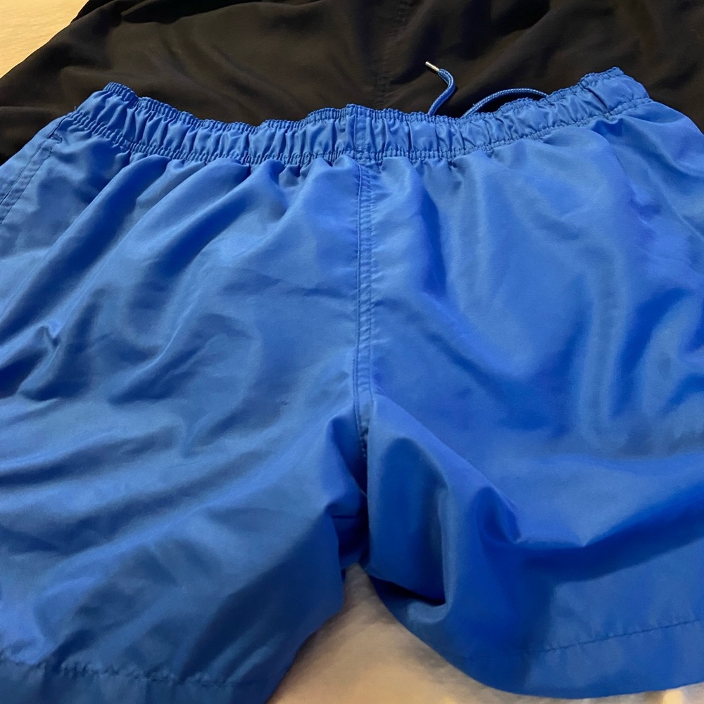 Bundle of 2: Men’s George Royal Blue and Dark Blue Swim Trunks XL (40-42)